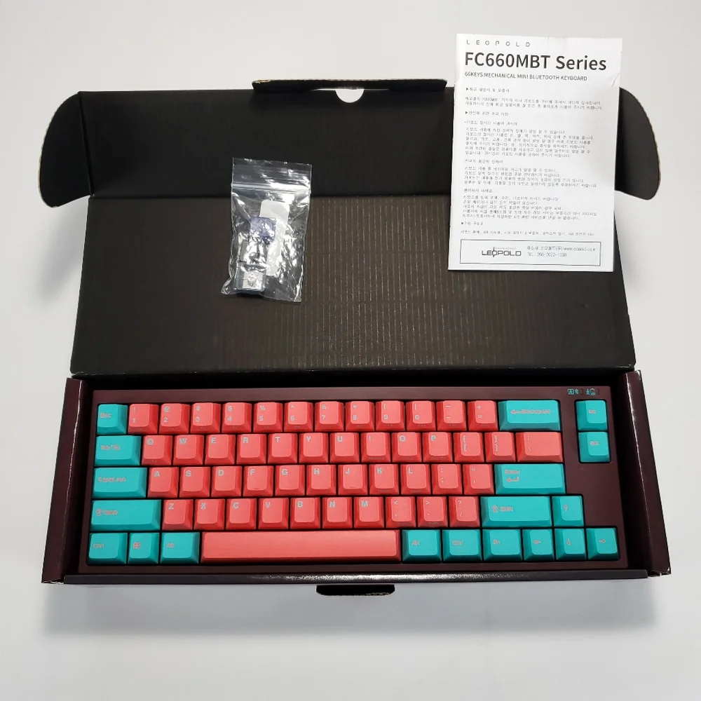 Leopold x MK FC660M Vapor 65% Double Shot PBT Mechanical Bluetooth Keyboard